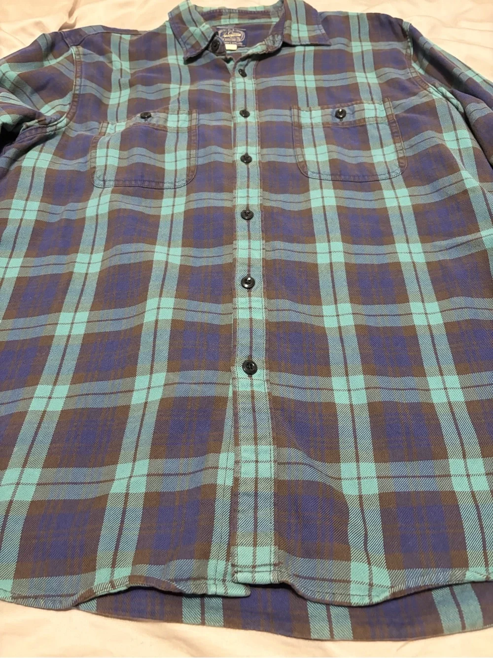 J. Crew Midweight Plaid Flannel Shirt